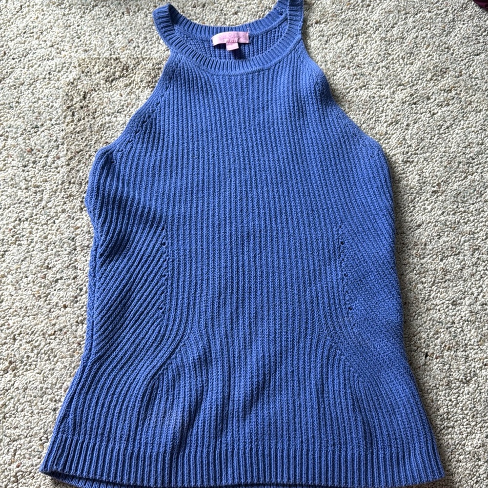Beautiful knit high neck lilly pulitzer tank top